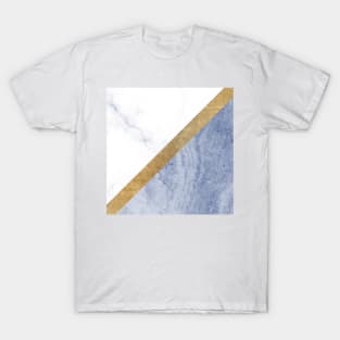 Marble luxe - periwinkle blue T-Shirt